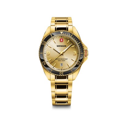 Executive 40mm, stainless steel case, stainless steel bezel, dial, stainless steel bracelet - Gold